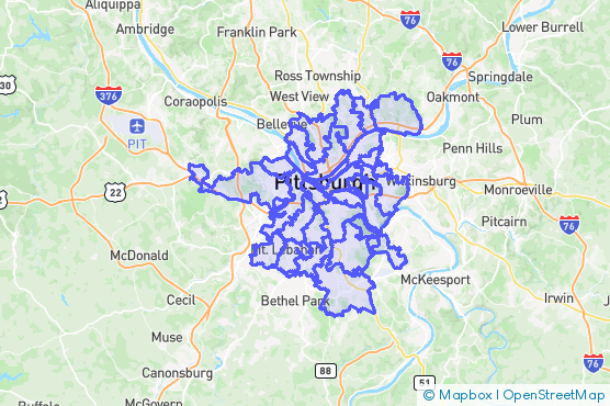 Service Area Map