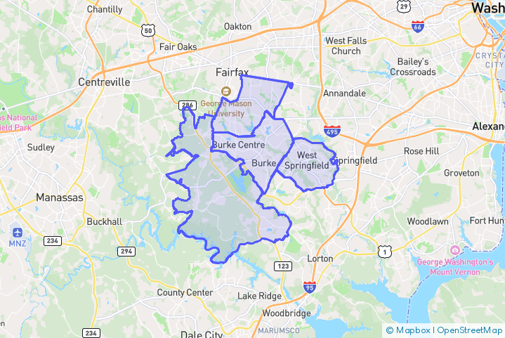 Service Area Map