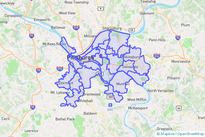 Service Area Map