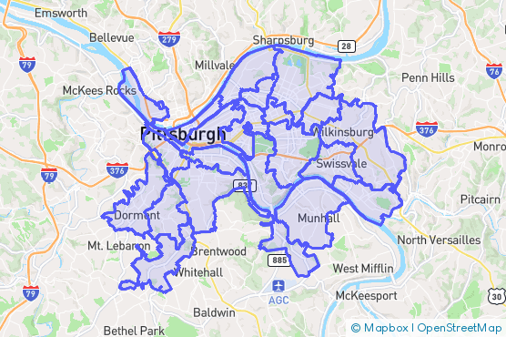 Service Area Map