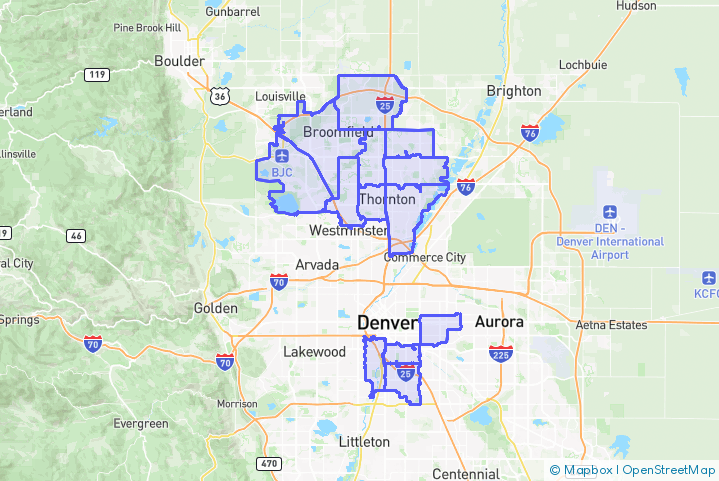Service Area Map
