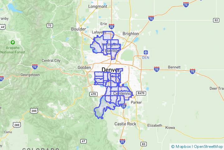 Service Area Map