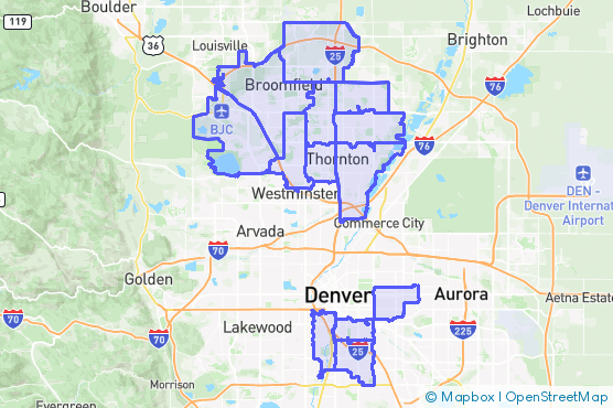 Service Area Map
