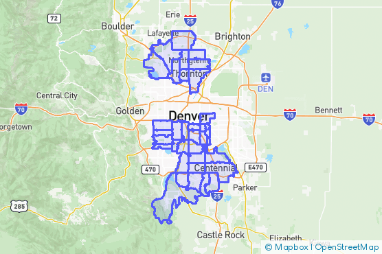 Service Area Map