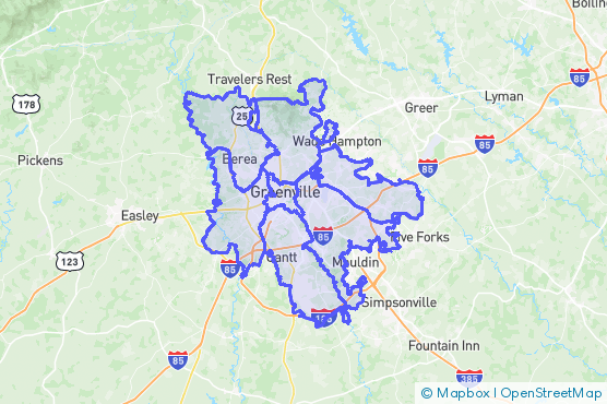 Service Area Map