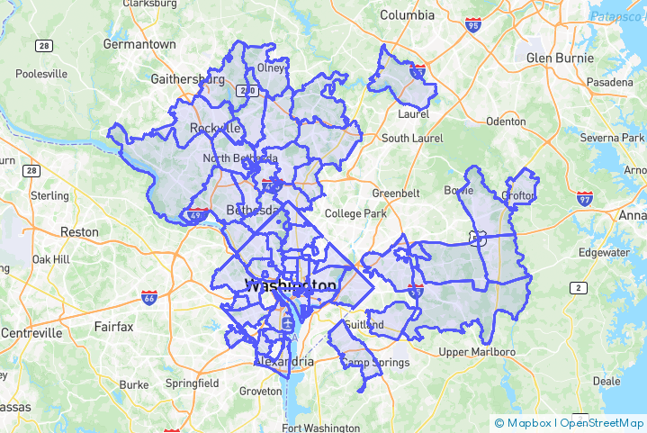 Service Area Map