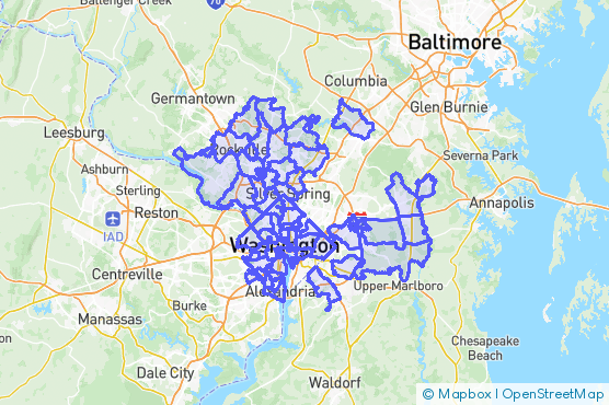 Service Area Map