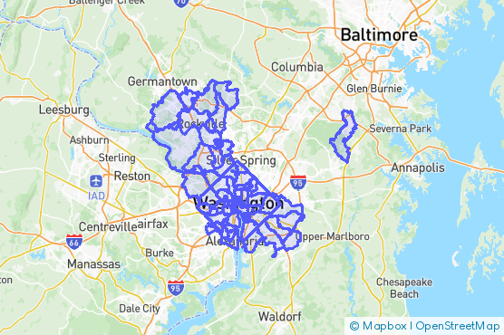 Service Area Map