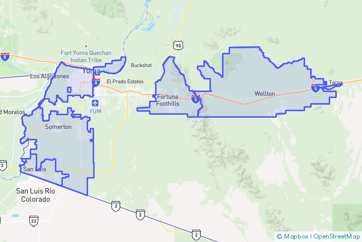Service Area Map