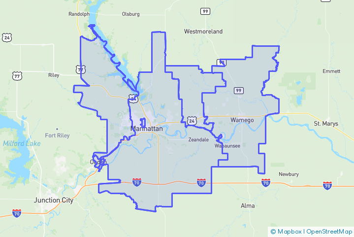 Service Area Map