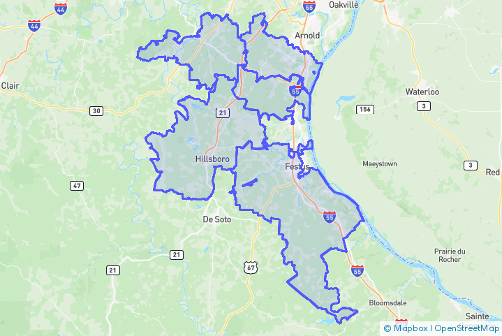Service Area Map