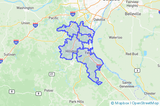 Service Area Map