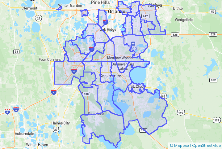 Service Area Map