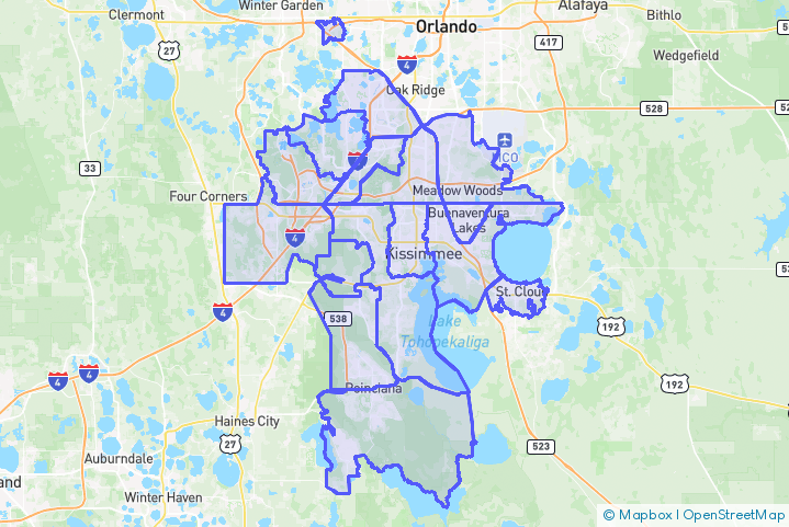 Service Area Map