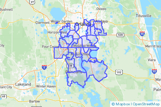 Service Area Map