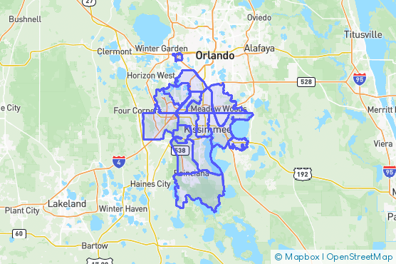 Service Area Map