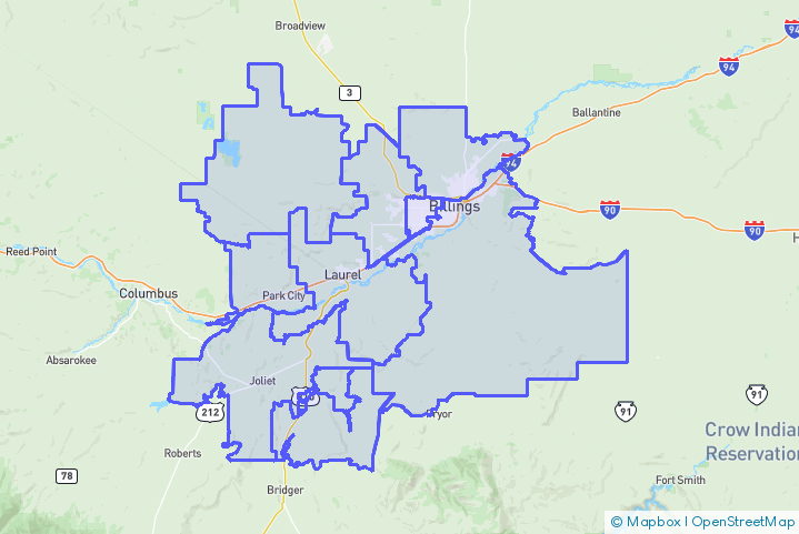 Service Area Map