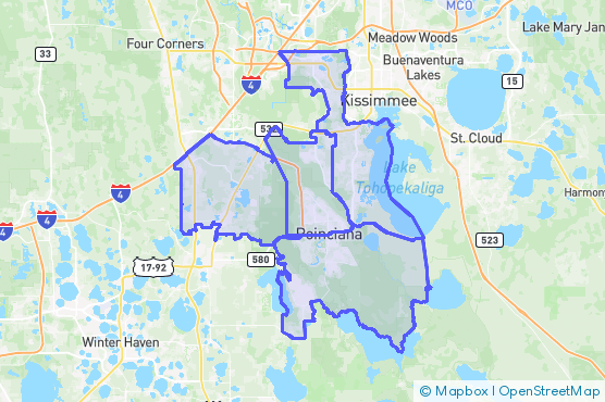 Service Area Map