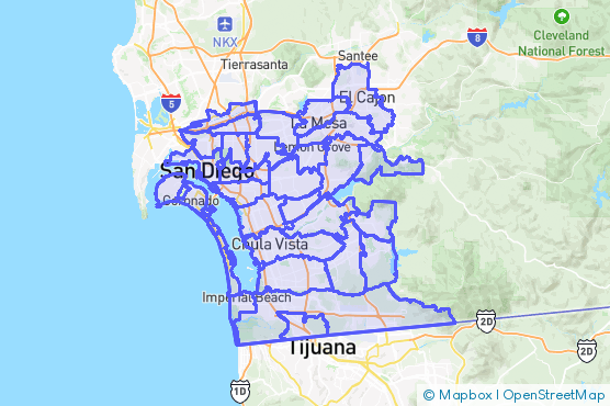 Service Area Map