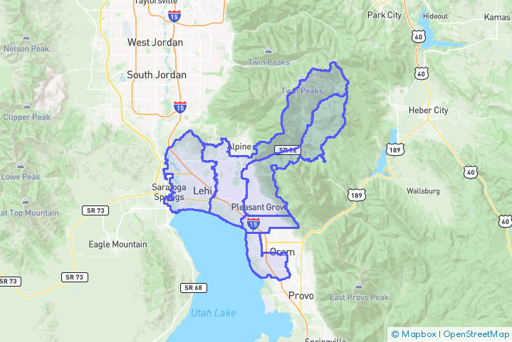 Service Area Map