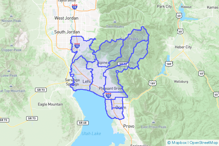 Service Area Map