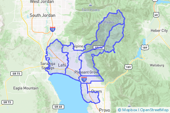 Service Area Map