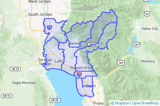 Service Area Map