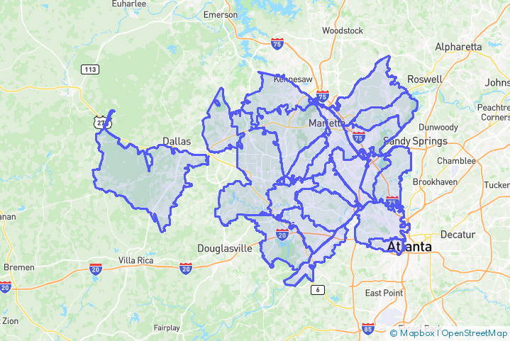 Service Area Map