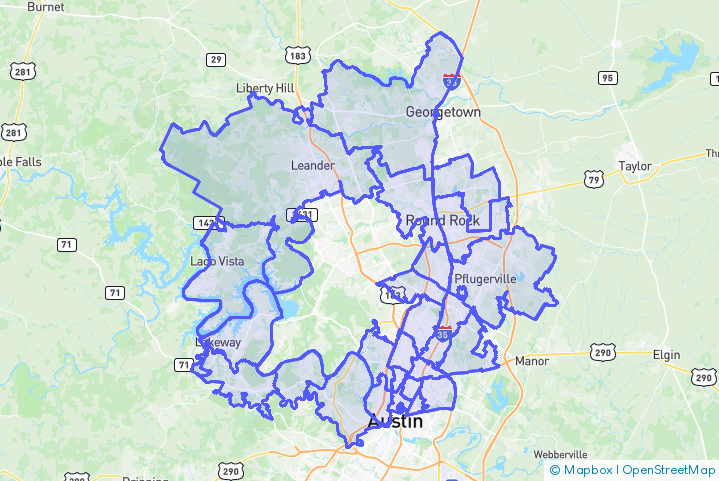 Service Area Map