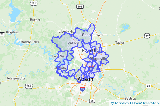 Service Area Map