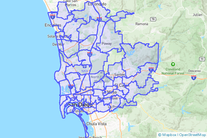 Service Area Map