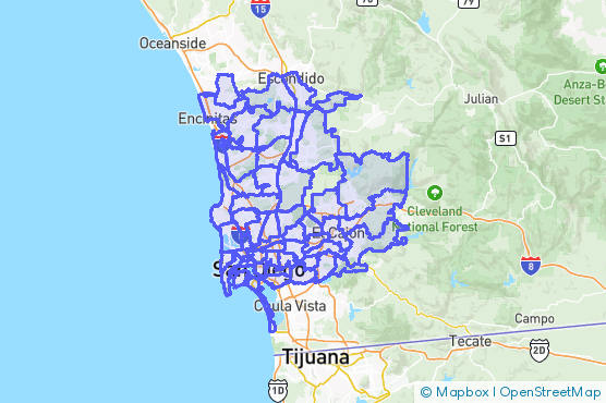 Service Area Map