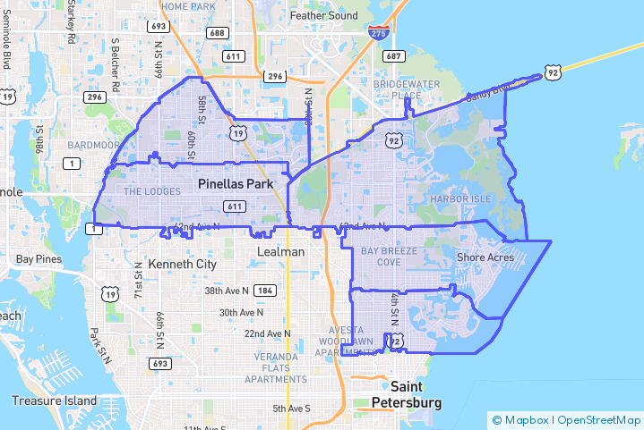 Service Area Map