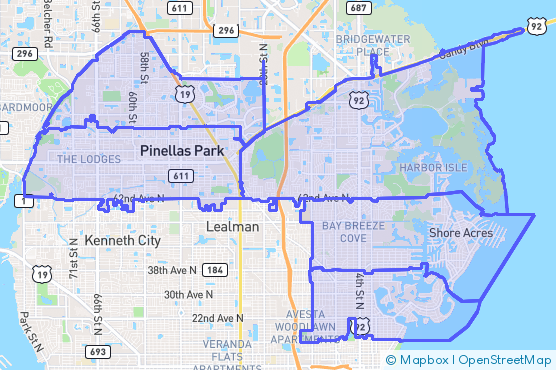 Service Area Map