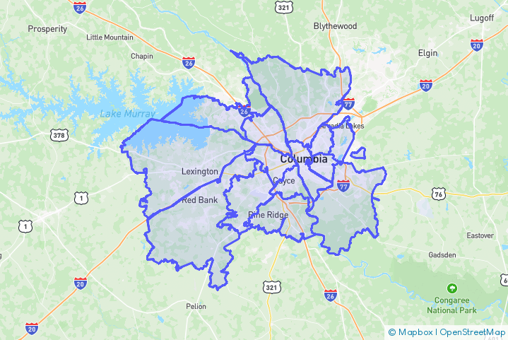 Service Area Map