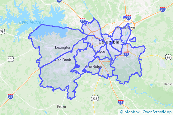 Service Area Map