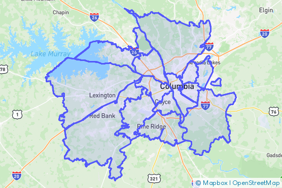 Service Area Map