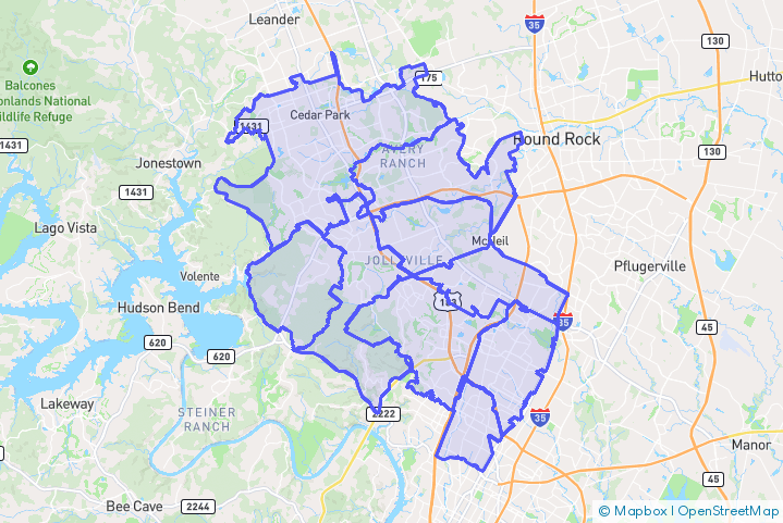 Service Area Map