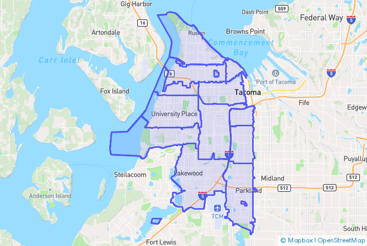 Service Area Map