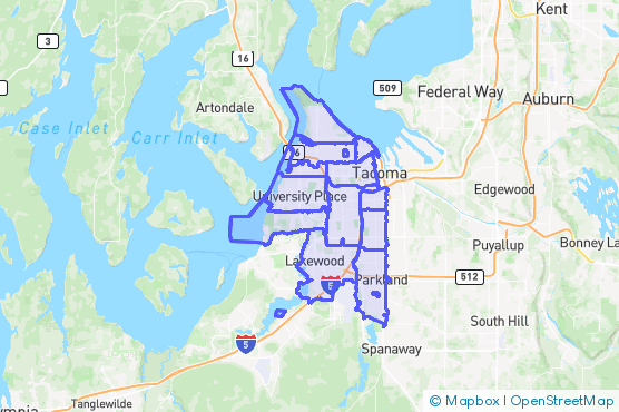 Service Area Map