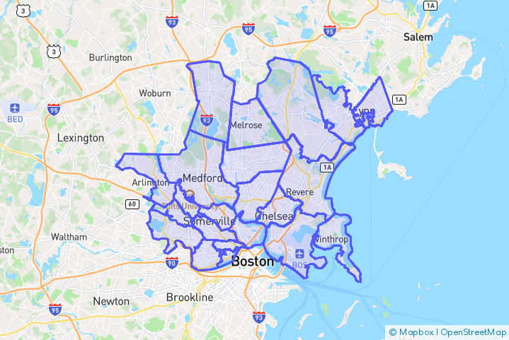Service Area Map