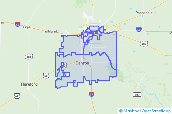 Service Area Map