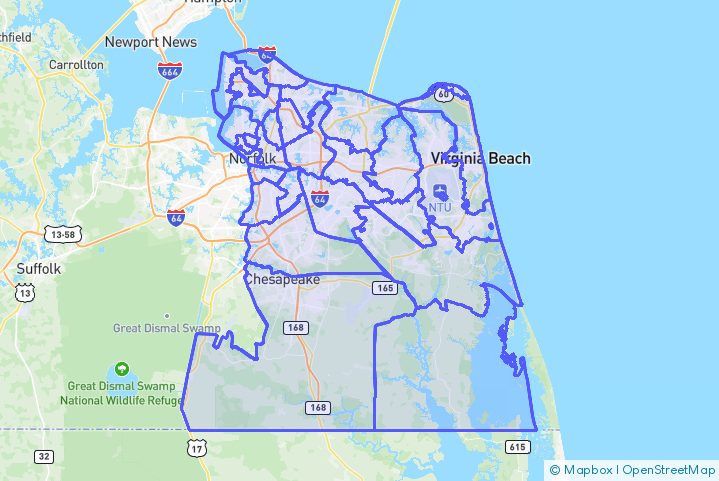 Service Area Map