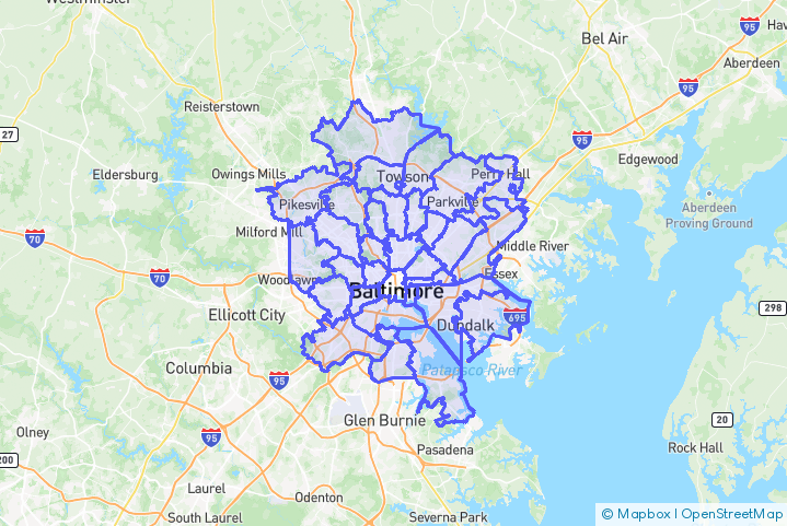 Service Area Map