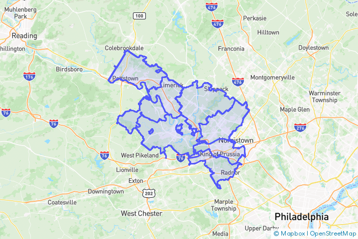 Service Area Map