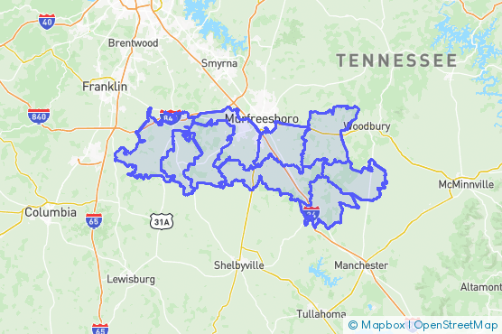 Service Area Map