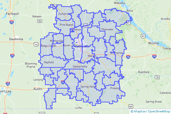 Service Area Map