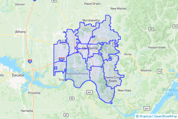 Service Area Map