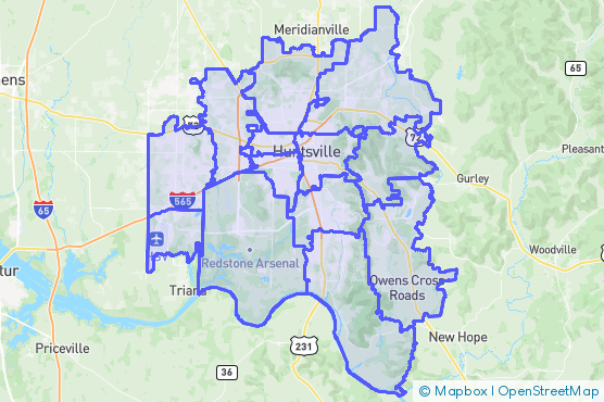 Service Area Map