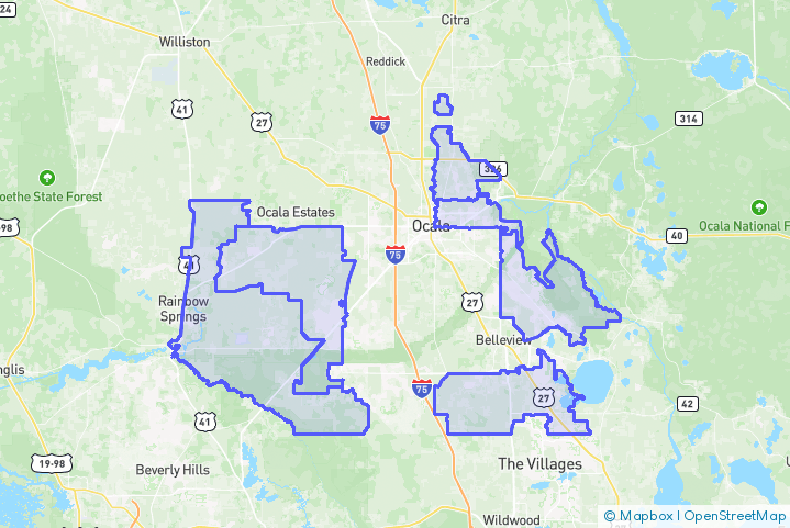 Service Area Map